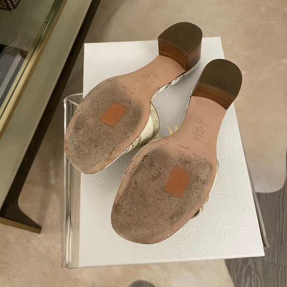 Dior Dway Heeled Slide Jardin d'Hiver Motif White-Gold
DIOR | KCQ244JHL-S67W - Picture 4 of 12